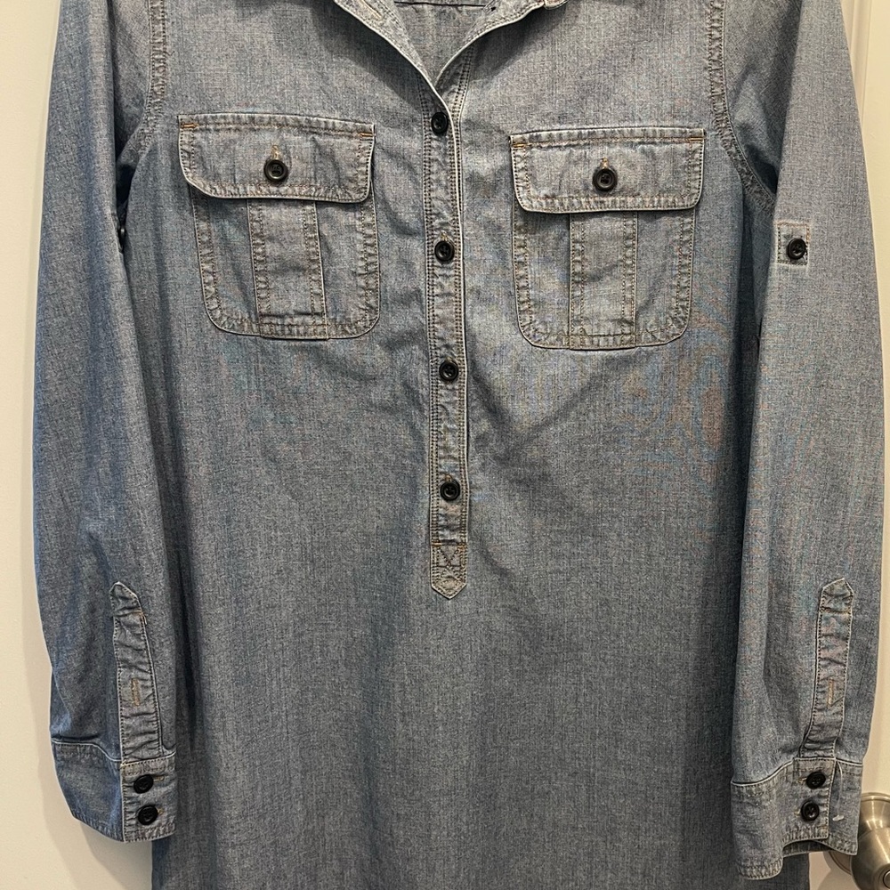 J. Crew Chambray Dress